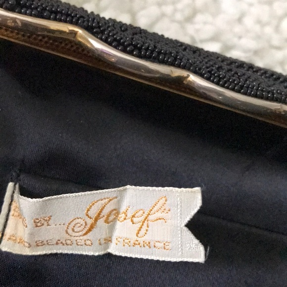 Gorgeous beaded black bags by Joseph evening bag - Picture 4 of 5